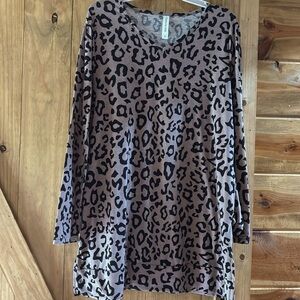 Leopard print tunic bundle